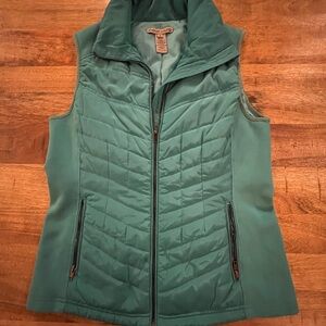 Sharon Young Teal Quilted Vest